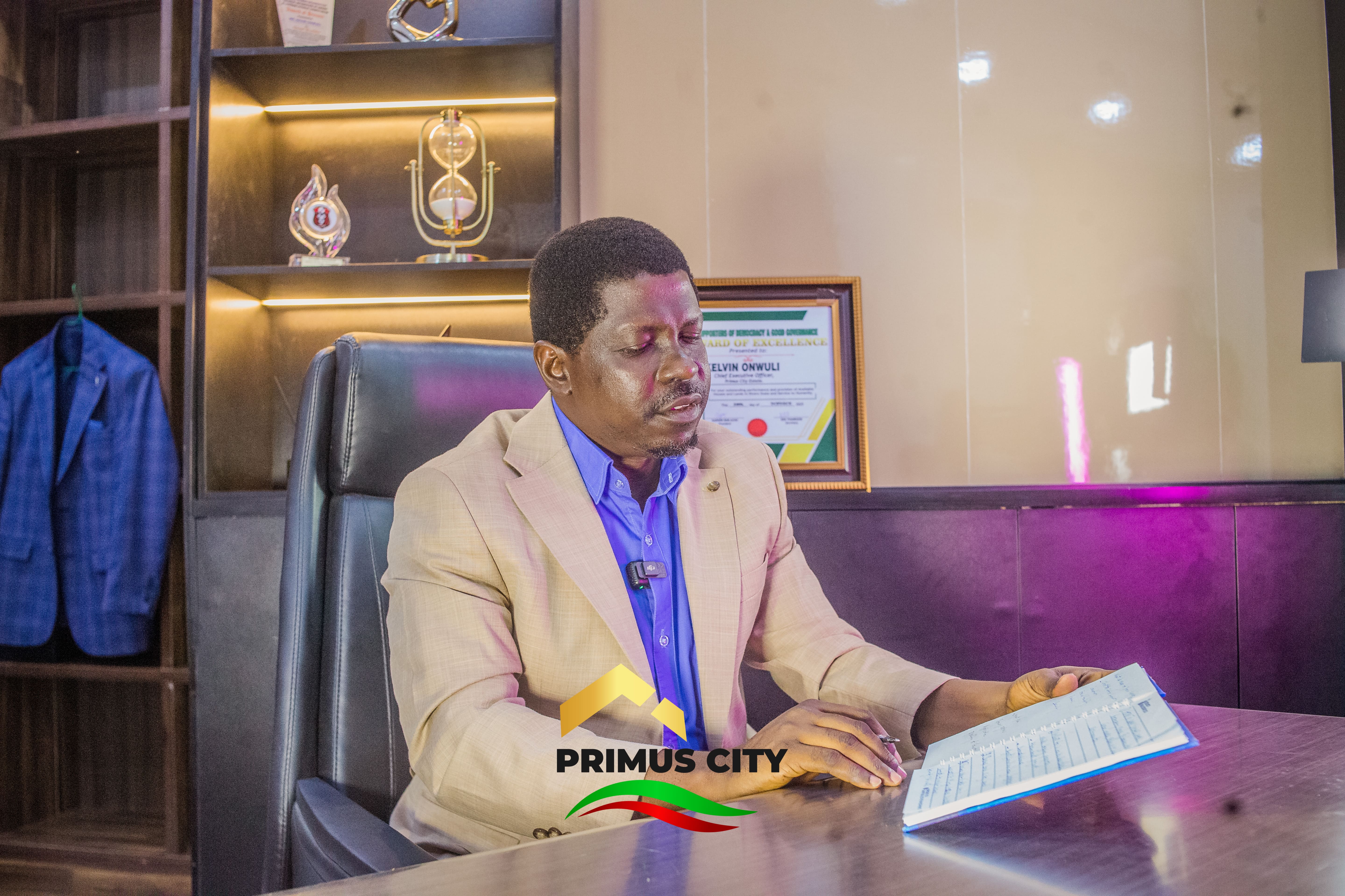 Kelvin Onwuli, CEO of Primus City